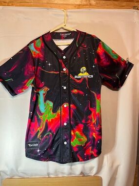 Rave Bonfire Subtronics EDM Jersey Size (L) Artist-Jesse Kardon